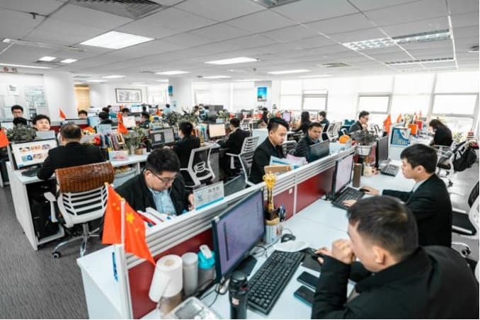 广州鸿亿防伪科技办公环境实拍